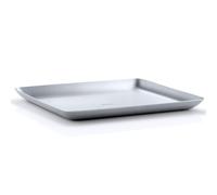 blomus Basic Tray, 17 x 20 cm, matt Brushed Stainless Steel, 17x20 cm 17x20 cm S