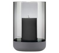 Blomus Calma Hurricane Lamp Large - Steel Gray Smoke in Grey blomus Grey