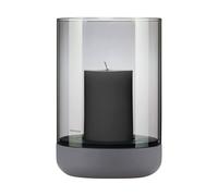 Blomus Calma Hurricane Lamp Large - Steel Gray Smoke in Grey blomus Grey