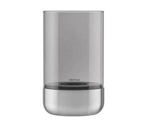 Blomus Calma Hurricane Lamp M - Stainless Steel Matt/glass Smoke
