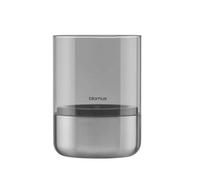 Blomus Calma Hurricane Lamp S - Stainless Steel Matt/glass Smoke