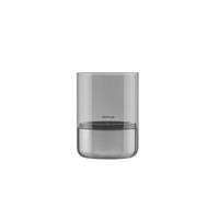 Blomus CALMA Lantern S - Stainless Steel matt, Glass Smoke in Silver blomus Silver