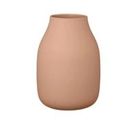 blomus Vase, Colora, Flower Vase Made of Ceramic, Amber Brown, Size L, Diameter 14 x 20 cm, Handmade