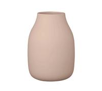 blomus Vase, Colora, Flower Vase Made of Ceramic, Indian Tan Colour, Size L, Diameter 14 x 20 cm, Handmade