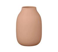 blomus Vase, Colora, Flower Vase Made of Ceramic, Amber Brown, Size S, Diameter 11 x 15 cm, Handmade