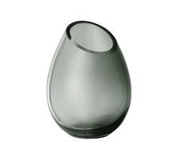 Blomus Drop Glass Vase 12.5cm - Smoke in Grey blomus Grey