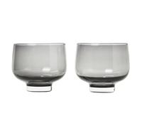 blomus Flow tumbler glass 22 cl 2-pack Smoke