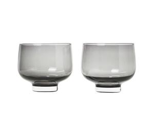 blomus Flow tumbler glass 22 cl 2-pack Smoke