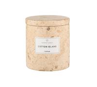 Blomus - FRABLI Scented Candle Cotton Island Ø8 cm - Travertine