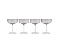 blomus Fuumi champagne glass Coupe 28 cl 4-pack Smoke-clear