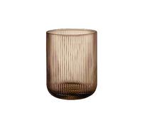 blomus -VEN 66251 Lantern Size S, Warm Brown Tone, Elegant Eye-Catcher as a Lantern or Vase, Colour Coffee