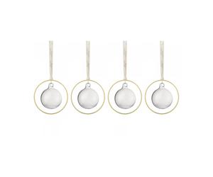 blomus KITAI Christmas bauble 8,5 cm 4-pack Clear