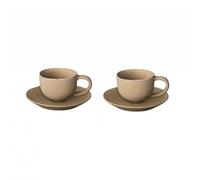 blomus Kumi espresso cup with saucer 6 cl 2-pack Fungi