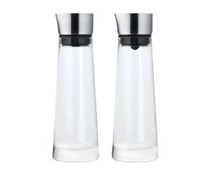 blomus Macchiato set sugar bowl and milk jug Glass-stainless steel