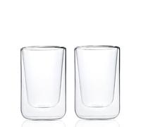 blomus Nero insulating cappuccino glass 2-pack Clear