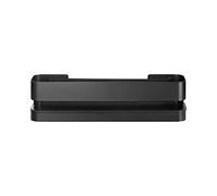 Blomus -NEXIO 66331 Shower Basket, Practical Holder for the Shower, Wide Elastic Band Inside, 34 x 8 cm, Black