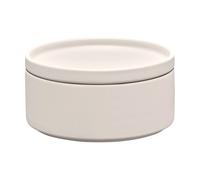 blomus Pilar storage jar with lid Moonbeam, Ø15.5x7.5 cm