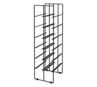 blomus | Wine Rack | PILARE | Black | Powder-Coated Steel | Wine Rack | Holds up to 12 Bottles | Size L