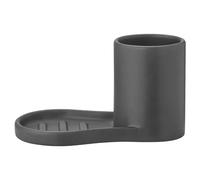 Blomus - PIRO Soap Holder 10 x 17.5 cm, Black - Black