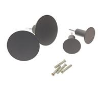 Blomus Ponto Set Of 4 Wall Hooks - Gunmetal, Blue