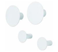 Blomus Ponto Set Of 4 Wall Hooks - Lily White