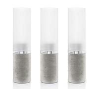 blomus Set 3 Tealight Holders, Matt 65440