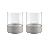 Blomus Set Of 2 Calma Glass Tealight Holder Xs - Satellite