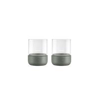 Blomus Set of 2 CALMA Lantern Size XS - Agave Green in Dark Green blomus Dark Green