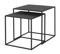 Blomus Set Of 2 Fera Tables - Black