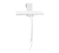 blomus VIPO Shower Squeegee with Holder, 24 cm Wide, Silicone Squeegee for Shower, Bathroom, Window Squeegee, Windscreen Squeegee, White