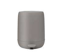 blomus - Solo Pedal Bin with Soft Close, Rubbish Bin, Cosmetic Bin, Rubbish Bin with Pedal, Soft Closure, Colour Satellite, Material Plastic, Silicone (H 25.5 cm/D 24 cm/V 3 l I 66322)
