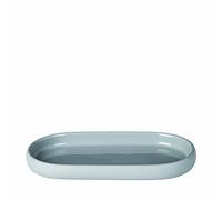 Blomus -SONO 69068 Ceramic Tray, Microchip, Bathroom Tray in Exclusive Look, Organiser, Decoration, Jewellery Storage, Cosmetics Storage Tray (H x W x D): 2.5 x 10 x 19 cm, Microchip