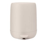 Blomus, Sono Pedal Bin Made of Plastic/Silicone, Moonbeam, 5 Litre Capacity, Soft-Close Lid, Removable Bucket, Soft-Touch, Bathroom Accessory (Height x Width x Depth: 30.5 cm x 28 cm x 23 cm, Moonbeam, 69169)