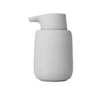 Blomus -SONO Soap Dispenser Made of Ceramic, Microchip, Soap Dispenser, Elegant Look, Matte, Workmanship, Exclusive Bathroom Accessory, H 14 cm, D 9.5 cm, Diameter 8.5, V 0.25 L