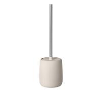 blomus Toilet Brush, Ceramic, plastic, silicone, Moonbeam, H 39 cm, Ø 11 cm