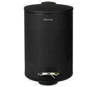 Blomus - TUBO Pedal Bin 3 L, Black - Black