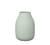 blomus | Vase | COLORA | Desert Sage | L | Ceramic | Decorative Flower Vase | Handmade Design | Ø14 x 20 cm