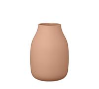 blomus Vase, Colora, Flower Vase Made of Ceramic, Amber Brown, Size L, Diameter 14 x 20 cm, Handmade