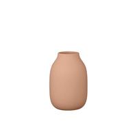blomus Vase, Colora, Flower Vase Made of Ceramic, Amber Brown, Size S, Diameter 11 x 15 cm, Handmade