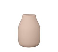 blomus Vase, Colora, Flower Vase Made of Ceramic, Indian Tan Colour, Size L, Diameter 14 x 20 cm, Handmade