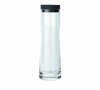 blomus - Splash 63785 Glass Water Carafe Magnet 1 Litre Capacity Silicone/Stainless Steel Lid Easy to Use (H x W x D: 29.5 x 9 x 9 cm, Colour: Magnet)