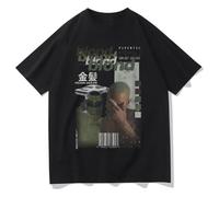 Blond-Frank-Ocean-Hip-Hop-Oversized-Tshirt-Summer-Men-Women-Fashion-Loose-Men-T-Shirt-Short-Sleeve Black