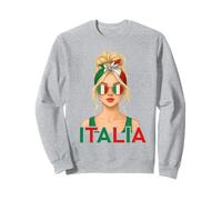 Blond Italian Girl Italy Flag Italia Italian Girlfriend Wife Sweatshirt