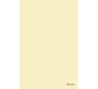 Blonde Butter Yellow Wide line ruled Notebook | A5 (6 x 9 inches) Writing / Journal Notebook with Light Lined Paper; Home School Supplies for ... Work - For Sketchbook or Study and Writing