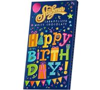 Blonde Caramelised White Chocolate Bar 90g - Happy Birthday Gift Wrapper