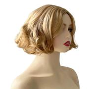 Blonde Curly Wigs, Soft Texture & Easy Maintenance, Stylish Professional Occasion Use Comfortable Synthetic Curly Wigss with Breathable Design Suitable for Event and Work