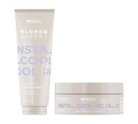 BLONDE EXPERT Care InstaCool Shampoo 250ml & Treatment 200ml by Indola
