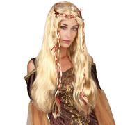 Blonde medieval wig for women