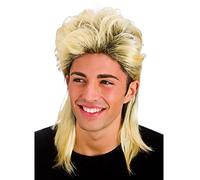 Blonde Mullet Mens 80s Wig