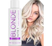 Blonde Shampoo (500 ml) Sulphate-Free Silver Shampoo for Blonde Hair - Anti Yellow Tint Purple Shampoo Women's Toner